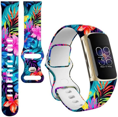 Sport Bands Compatible with Charge 6 /Charge 5 for Women Men,Soft Waterproof Replacement Straps Wristbands for Charge Advanced Fitness Tracker