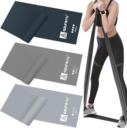 Resistance Bands,Professional Long Non-Latex Elastic Stretch Bands,Exercise Bands for Physical Therapy, Yoga, Pilates, Rehab, at-Home or The Gym Workouts, Strength Training
