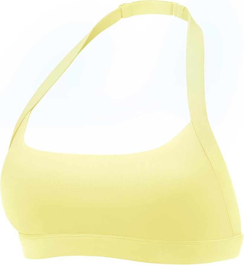 VOYJOY Sports Bras for Women Basic Wireless Bra Crop Workout Yoga Bra Sexy Tank Top