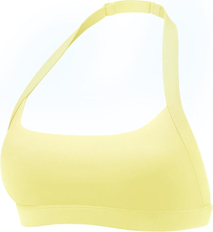 VOYJOY Sports Bras for Women Basic Wireless Bra Crop Workout Yoga Bra Sexy Tank Top