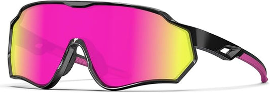 BEACOOL Polarized Running Sunglasses for Men Women UV400 Protection TR90 Sport Sunglasses for Fishing Cycling Baseball