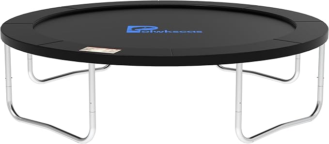 Trampoline Pad 10ft 12ft 14ft 15ft 16ft Trampoline Replacement Safety Pad, Waterproof and Tear-Resistant Safety Spring Cover Round Frame Pad, Trampoline Pad Replacement