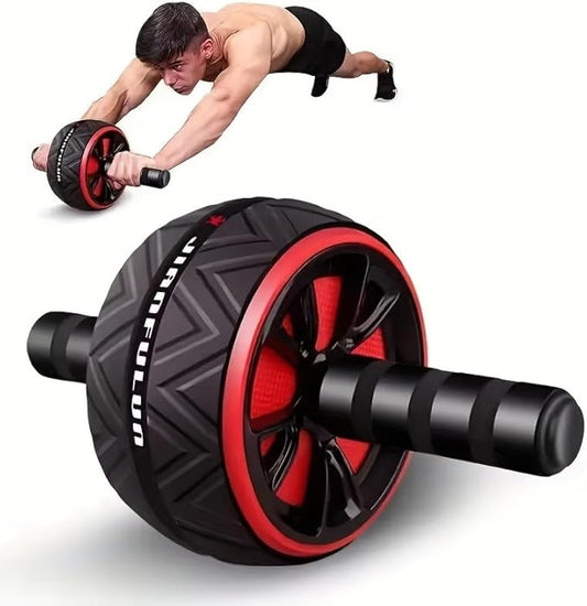 Ab Roller Wheel - Core & Chest Muscle Training Wheel, Abs Workout Equipment, Fitness Equipment for Home Gym, Wider Ab Machine with Knee Pad Accessories