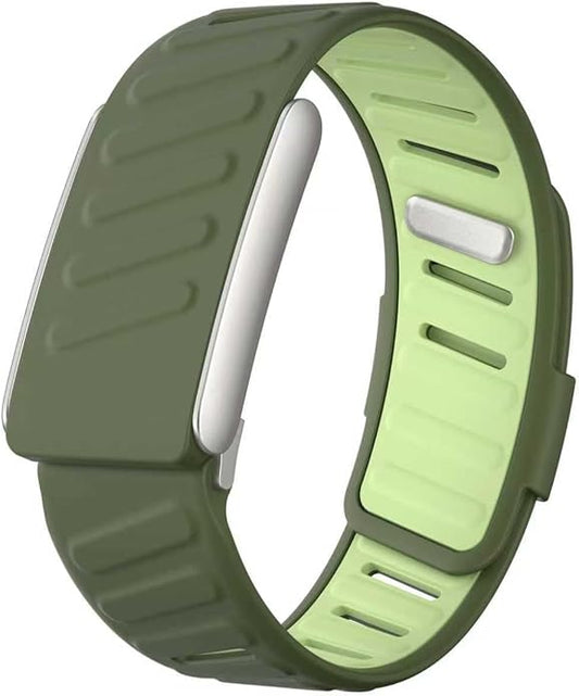 VeveXiao Rugged Comfort Silicone Wristband Compatible with WHOOP 5 | Whoop MG Band, Durable Soft Silicone Sports Loop Replacement Bands for Men Women with Metal Frame Connector