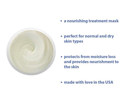Raya Natural Lecithin Masque (601) | Nourishing Facial Treatment Mask for Dry and Combination Skin | Calms Inflammation and Minimizes Pores