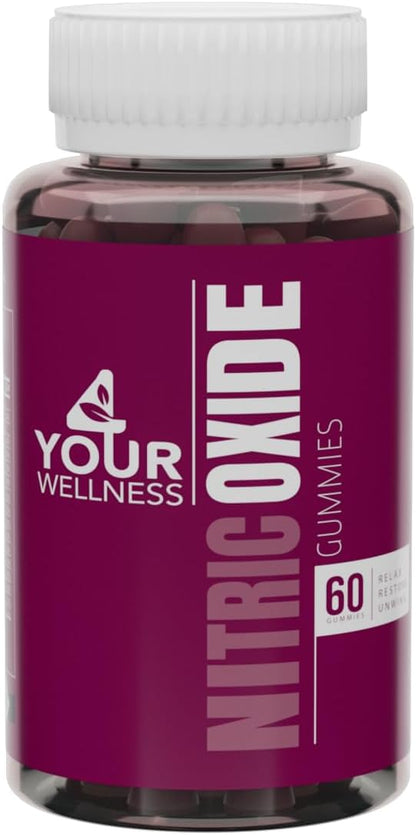 Nitric Oxide Gummies, Boosting Nitric Oxide Production and Blood Pressure, Made with Beet Root Extract is Gluten Free, Non-GMO, and Kosher (60 Count (Pack of 1), Mixed Berry)