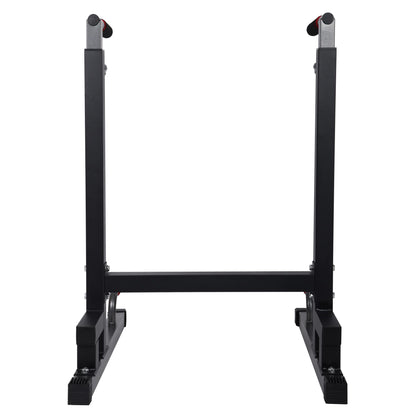 BalanceFrom Steel Frame Dip Station with Adjustable Height, 500 lb Capacity