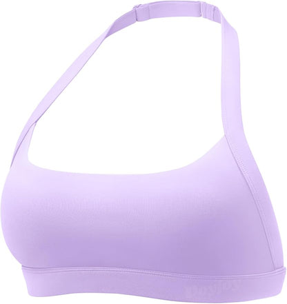 VOYJOY Sports Bras for Women Basic Wireless Bra Crop Workout Yoga Bra Sexy Tank Top
