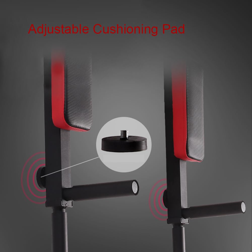 Multifunctional Wall Mounted Pull Up Bar, Chin Up Bar,Dip Station