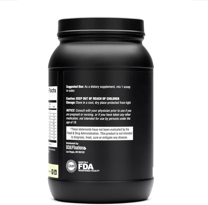 Sculpt Nation by V Shred Protein Powder (Vanilla) - Premium Whey Protein Powder Vanilla and BCAAs to Support Muscle Building and Recovery - 30 Servings