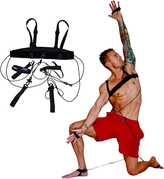 TYE4® and TYE4X™ - Pilates Wearable Resistance/Assistance; Total Body Exercise; Core Strengthening, Portable, Home Gym, Pilates, Yoga, Barre, Posture, Stretching, Balance