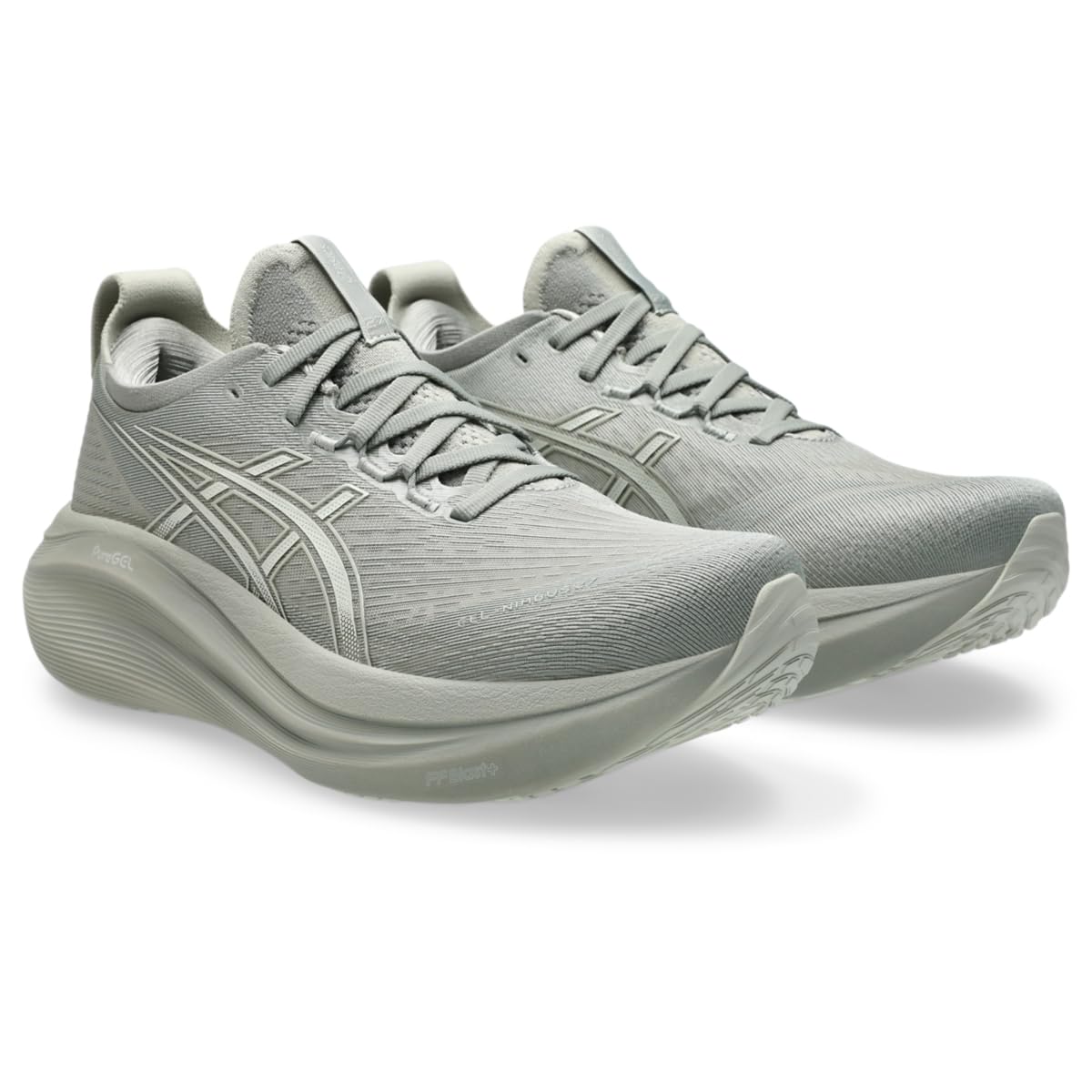 ASICS Men's Gel-Nimbus 27 Running Shoe, 11.5, Seal Grey/Lake Grey