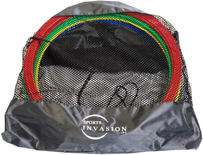 Speed Agility Rings Training Set of 12 with Carrying Bag