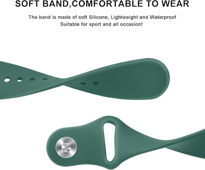 Amzpas Silicone Band for Coros PACE 2/ APEX 42mm/ APEX 2, 20mm Quick-Release Replacement Wristband Sport Strap for Men Women