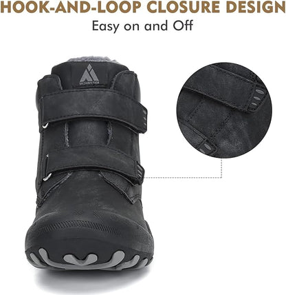Mishansha Kids Hiking Boots Toddler Girls Boys Hiking Shoes Water-Resistant Anti-Collision Non-Slip Athletic Outdoor Trekking Boots