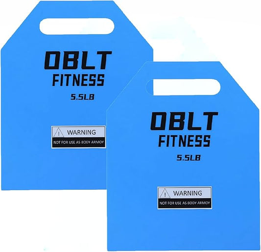 OBLT Weight Vest Plates for Full-Body Strength Training-5.5/9.3/14/19 LBS Suitable Crossfit,Outside and Fitness Man& Women