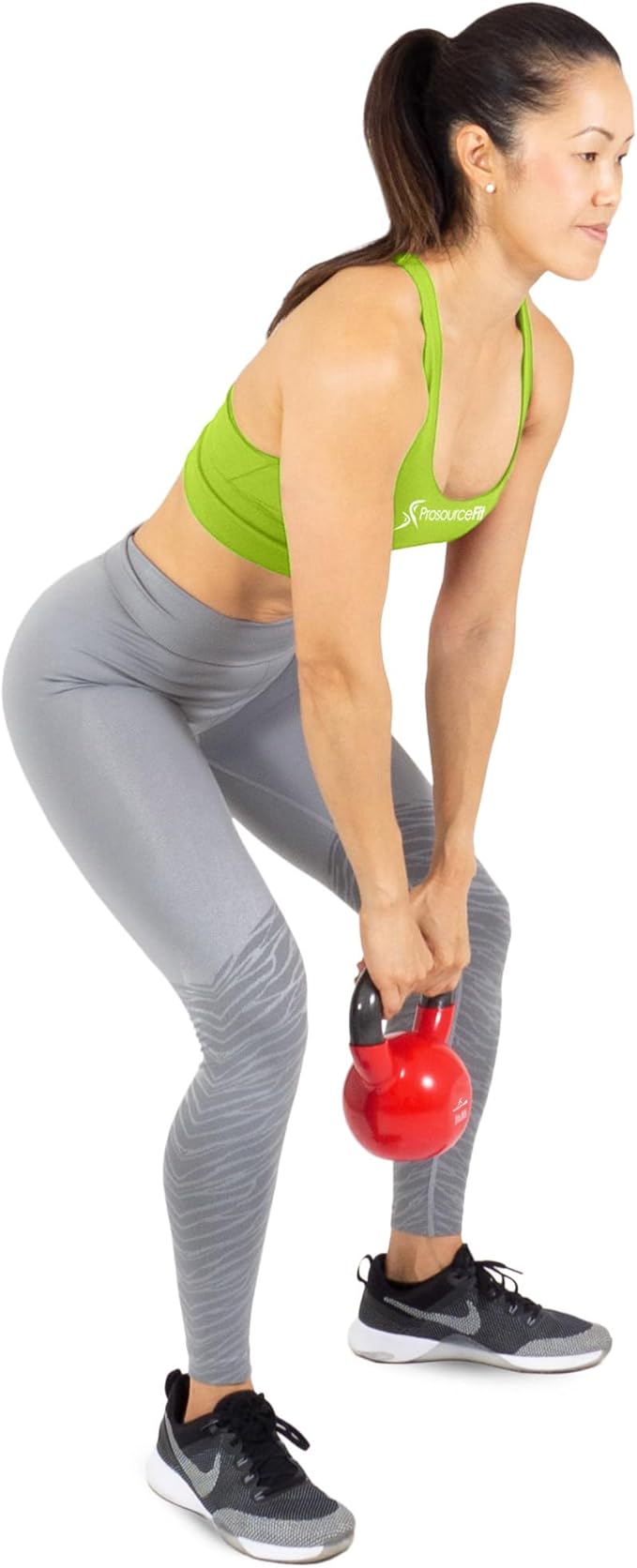 ProsourceFit Vinyl Coated Cast Iron Kettlebells for Full Body Fitness Workouts