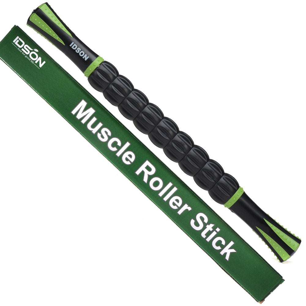 Idson Muscle Roller Stick for Athletes- Body Massage Sticks Tools Massager for Relief Muscle
