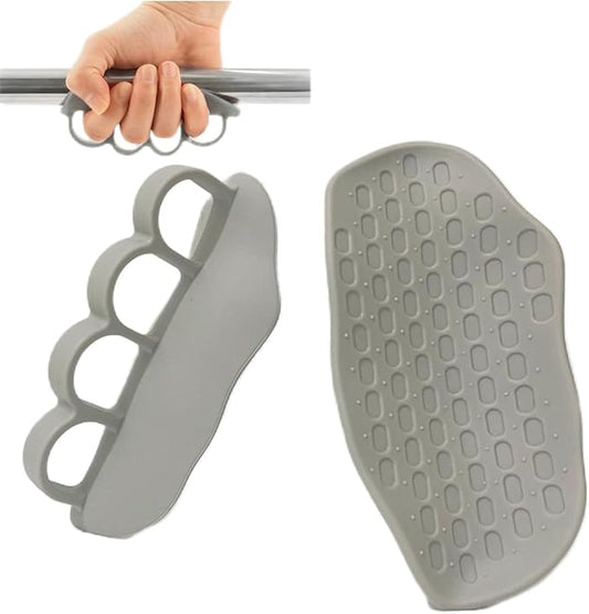 Ergonomic Finger-Sleeve Gym Grip Pads,Anti-Slip Palm Protectors for Weightlifting,Dumbbells,Pull-Ups，Fitness Gloves– Unisex(Black/Grey/Red)