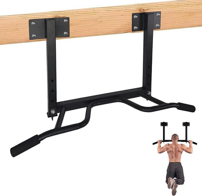 Wall Mounted Pull up Bar Multifunctional Chin up Bar Strength Training Pull-up Bar for Indoor Home Gym Fitness, Supports to 440 Lbs…