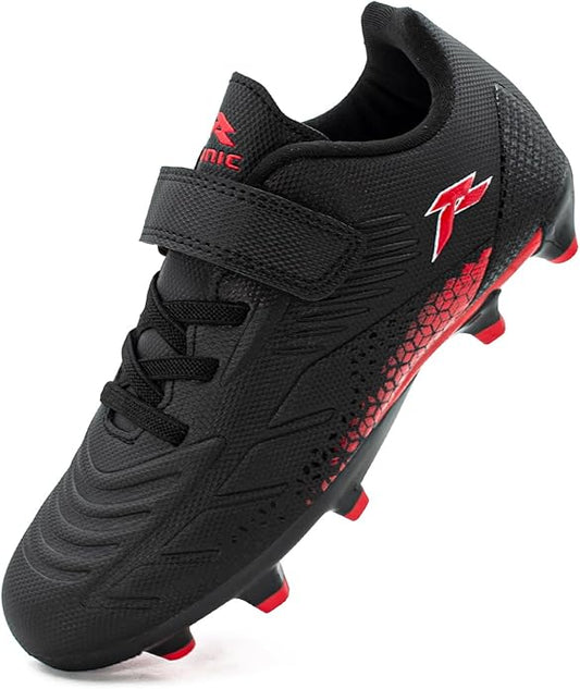 RUNIC Kids Soccer Cleats for Boys and Girls - Small and Big Kid Athletic Outdoor Football Shoes