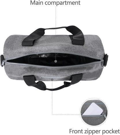Small Gym Bag Duffel Bag for Women Men Fitness Sports Bag Workout Adjustable Detachable Shoulder Strap Lightweight Carry on Travel Duffle Bag