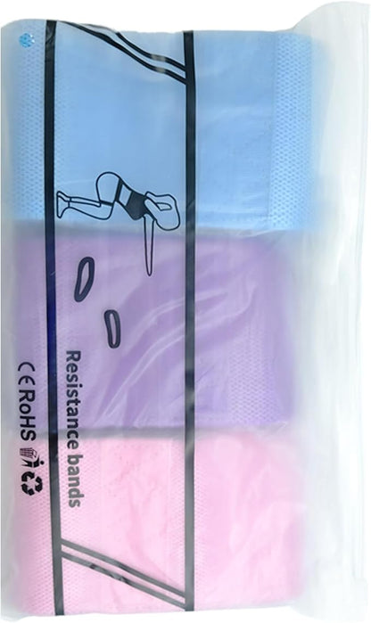 Crush Partner Fabric Resistance Bands - Exercise Workout Bands, 3 Levels Resistance for Legs, Butt, Yoga, Pilates