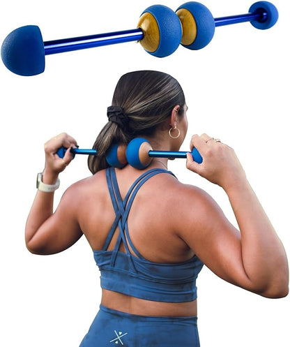 MOBO 7-in-1 Muscle Roller Stick ??Full-Body Massage Roller for Myofascial Release, Trigger Point Therapy, Muscle Recovery, Deep Tissue Leg & Back Pain Relief, Physical Therapy, Gym & Travel Use