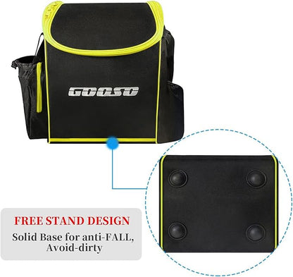 Disc Golf Set with Bag - 12 PCS Flying Disc Golf Discs for Beginner with Putter, Midrange, Driver | Portable Disc Golf Backpack Holds 28+ Discs Free Stand Bag Design for Convenient Use