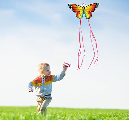 New Butterfly Kites for Kids & Adults,Easy to Fly Kite,Best Kite for Beginners,Kites for Kids Age 4-8,Large Beach Kite