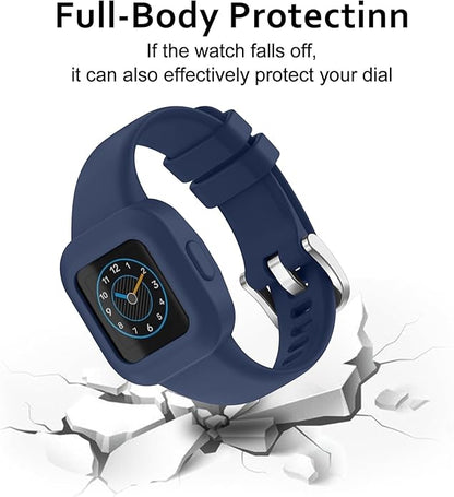 Meliya Silicone Band for Garmin Vivofit Jr 3 Bands, Soft Silicone Replacement Wristband Adjustable Sport Straps for Garmin Vivofit jr. 3