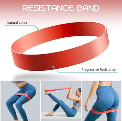 5-in-1 Foam Roller Set, Massage Roller Stick, Massage Ball, Resistance Band for Deep Muscle Massage, Trigger Point Release, Pilates, Yoga (Black-18(5 in 1))