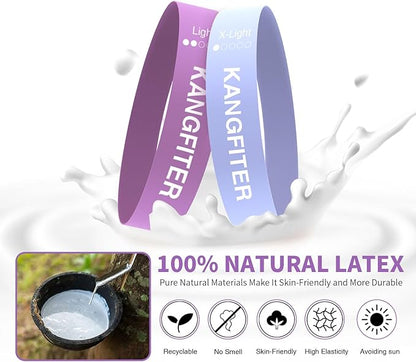 100 PCS Bulk Resistance Bands, Loop Exercise Bands Set for Gym Members Sports Class Students Gift, 5 Pieces Each Set with Storage Bag, Fitness Bands for Outdoor Home Gym Yoga Pilates