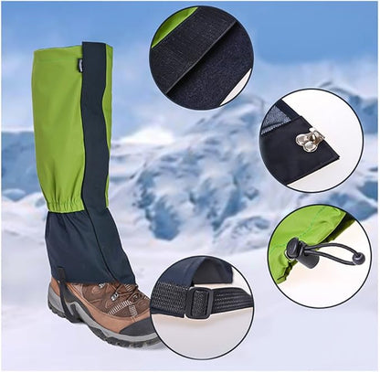 TRENDBOX Unisex Waterproof Snowproof Snow Legging Leg Cover Wraps Gaiters for Climbing Hunting Hiking