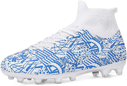 Adult Soccer Cleats Men Lightweight Football Boots Breathable Professional Sneaker Sport Athletic Ground Football Shoes