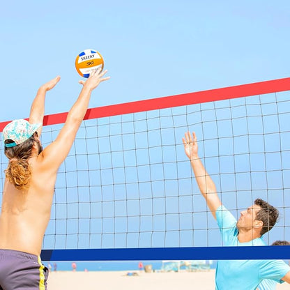 Outdoor Heavy Duty Volleyball Net Set, Anti-Sag Design, Adjustable Aluminum Poles, Portable Volleyball Net for Backyard,Grass and Beach