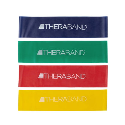 THERABAND Resistance Band Loop Set, 12", Exercise, Workout, Therapy