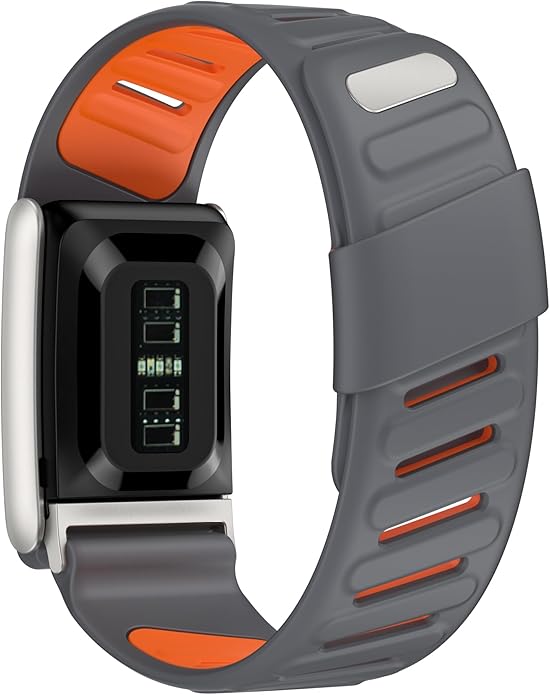 VeveXiao Rugged Comfort Silicone Wristband Compatible with WHOOP 5 | Whoop MG Band, Durable Soft Silicone Sports Loop Replacement Bands for Men Women with Metal Frame Connector