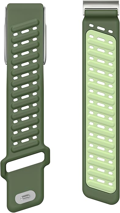 VeveXiao Rugged Comfort Silicone Wristband Compatible with WHOOP 5 | Whoop MG Band, Durable Soft Silicone Sports Loop Replacement Bands for Men Women with Metal Frame Connector