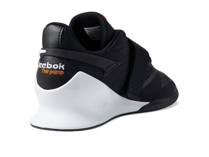 Reebok Men's Legacy Lifter III Cross Trainer, Black/White/Smash Orange, 11.5 Men