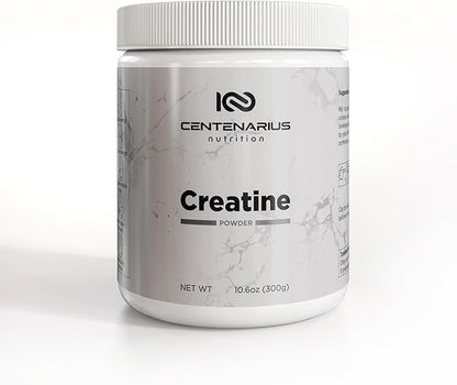 Centenarius Nutrition Creapure® Creatine Monohydrate Powder Supplement - Creatine for Women and Men - Unflavored Micronized Creatine Powder for Strength & Endurance