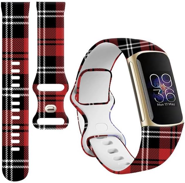 Sport Bands Compatible with Charge 6 /Charge 5 for Women Men,Soft Waterproof Replacement Straps Wristbands for Charge Advanced Fitness Tracker