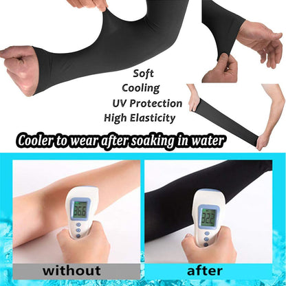 YQXCC Arm Sleeves Cooling UV Sun Protection Sport Compression for Men Women