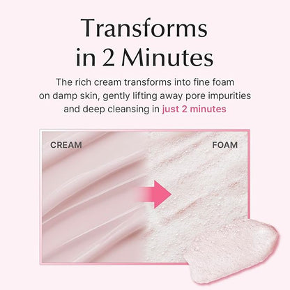 SU:M Micro-Active Pink Vitamin Bubbletox Mask Pack (0.13 fl oz x 14ea) - Korean Skincare ??Deep pore cleansing, hydration with Fermented Pink Vitamin 12, Hibiscus, Kaolin & Bentonite