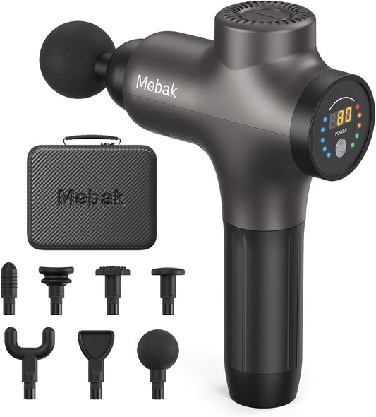 Mebak 3 Massage Gun, Massage Gun Deep Tissue for Athletes, Professional Muscle Percussion Massager