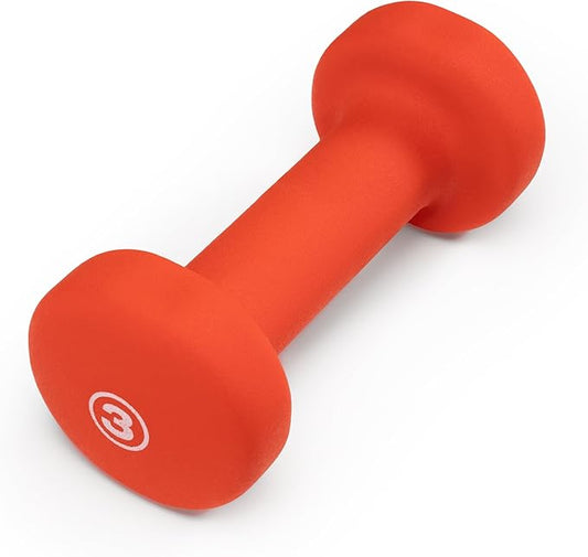 Marcy Colored Neoprene Dumbbell (Sold in Singles or Set) Hand Weights, Exercise Free Weights for Home Gym