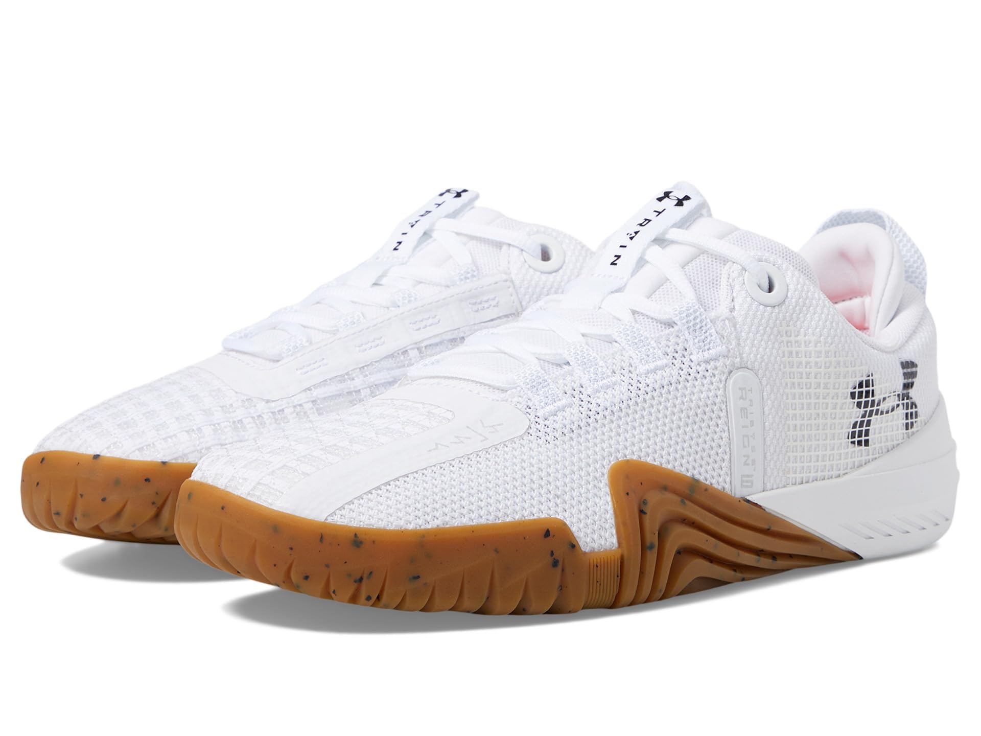 Under Armour TriBase Reign 6 White/Distant Gray/Black 13 D (M)