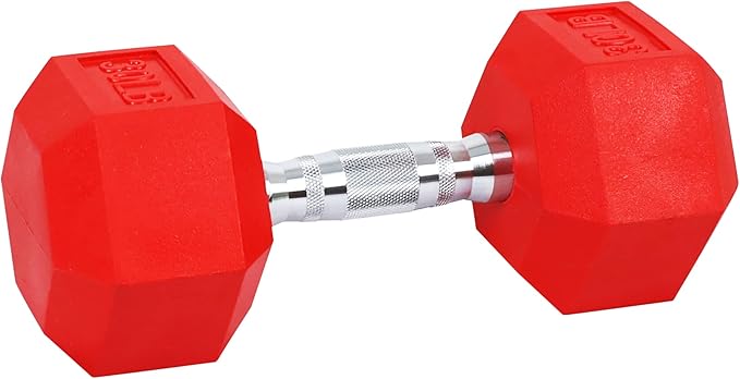 Colored Rubber Coated Hex Dumbbell Weight Set,Multiple Packages