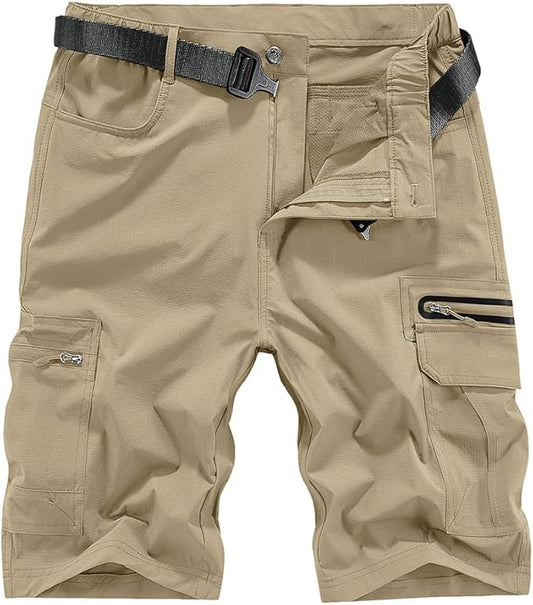 Quick Dry Hiking Shorts Men's Cargo Casual Outdoor 4-Way Stretchy Lightweight Summer Short with
