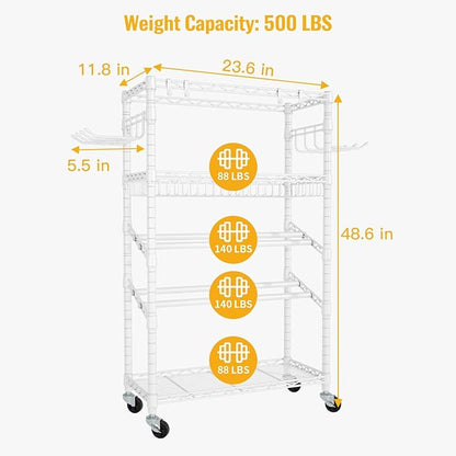 S3 Dumbbells Rack Storage Rack, Portable Home Gym Storage, Yoga Mat Storage, and Weight Rack Organizers for Gym Studio